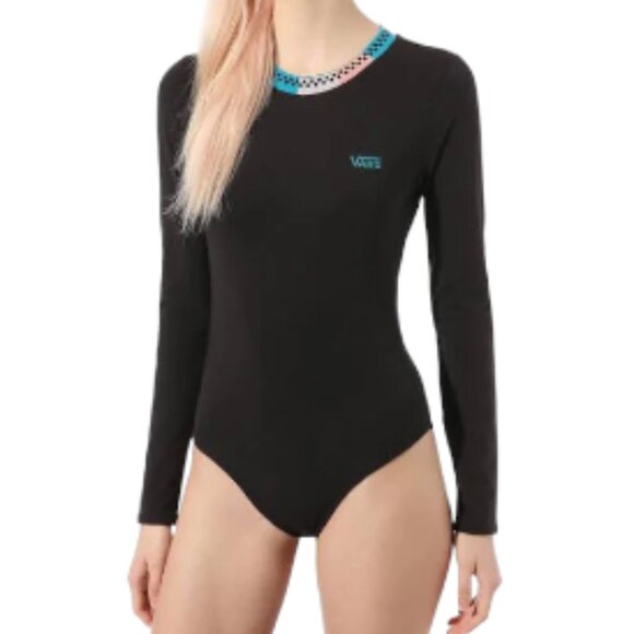 Vans Tri Check Long Sleeve Bodysuit - Picture 1 of 12